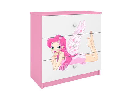 Cómoda Kocot Kids BabyDreams Fairy com asas Pink