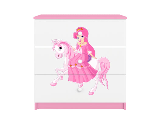 Cómoda Kocot Kids BabyDreams Princess on Horse Pink