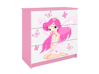 Cómoda Kocot Kids BabyDreams Fairy Borboletas Pink