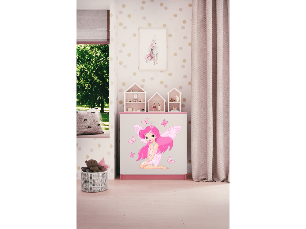 Cómoda Kocot Kids BabyDreams Fairy Borboletas Pink