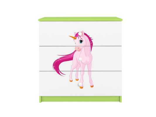 Cómoda Kocot Kids BabyDreams Unicorn Green