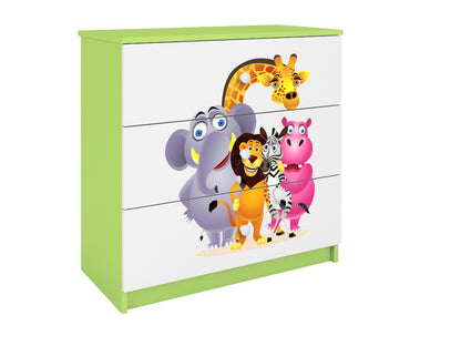 Cómoda Kocot Kids BabyDreams Zoo Green