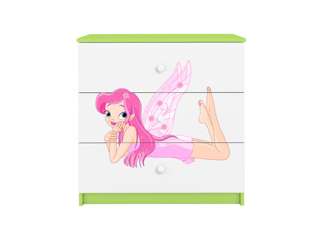 Cómoda Kocot Kids BabyDreams Fairy com asas Green