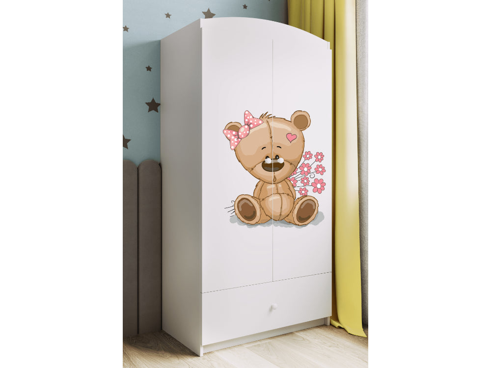 Roupeiro Kocot Kids BabyDreams Teddybear Flowers White