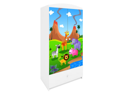 Roupeiro Kocot Kids BabyDreams Safari White