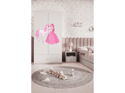Roupeiro Kocot Kids BabyDreams Princess and Horse White