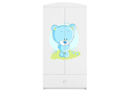 Roupeiro Kocot Kids BabyDreams Blue Teddybear White