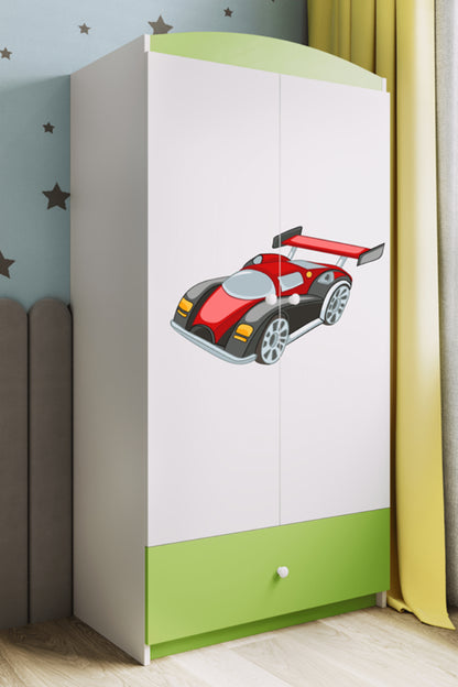 Roupeiro Kocot Kids BabyDreams Racing Car Green