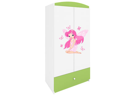 Roupeiro Kocot Kids BabyDreams Fairy Borboletas Green