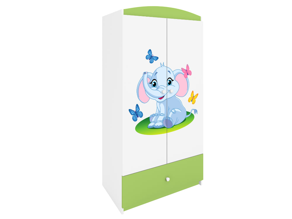 Roupeiro Kocot Kids BabyDreams Baby Elephant Green