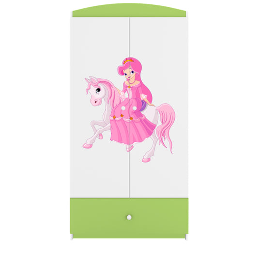 Roupeiro Kocot Kids BabyDreams Princess on Horse Green