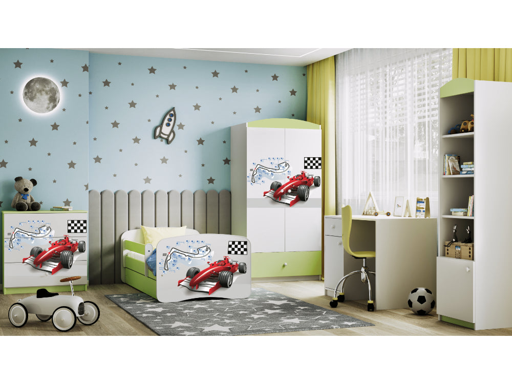 Cama 140 x 70 cm Kocot Kids BabyDreams Formula Green