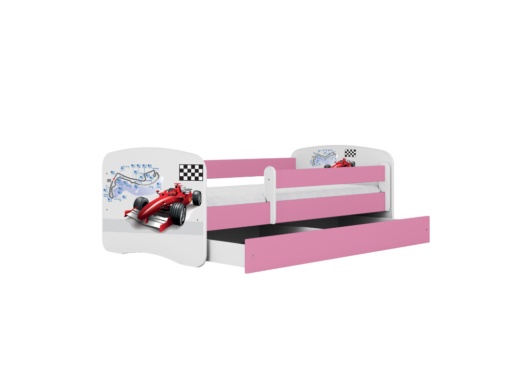 Cama 180 x 80 cm Kocot Kids com gaveta BabyDreams Formula Pink