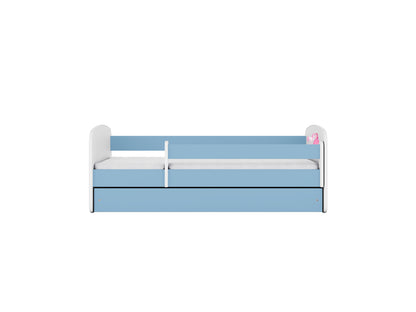 Cama 140 x 70 cm Kocot Kids BabyDreams Princess and Horse Blue