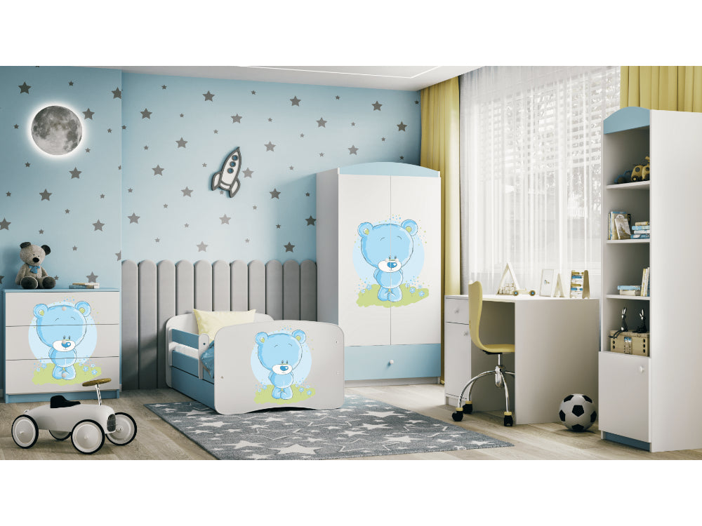 Cama 140 x 70 cm Kocot Kids BabyDreams Blue Teddybear Blue