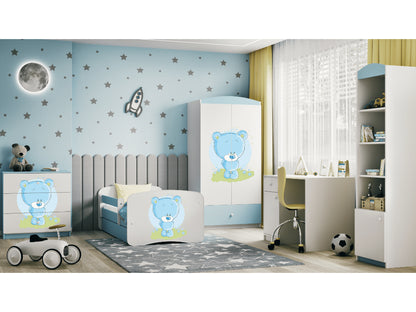 Cama 140 x 70 cm Kocot Kids BabyDreams Blue Teddybear Blue