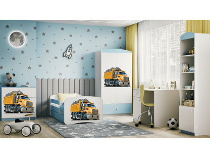 Cama 140 x 70 cm Kocot Kids BabyDreams Truck Blue