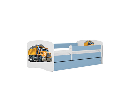 Cama 140 x 70 cm Kocot Kids com gaveta Babydreams Truck Blue