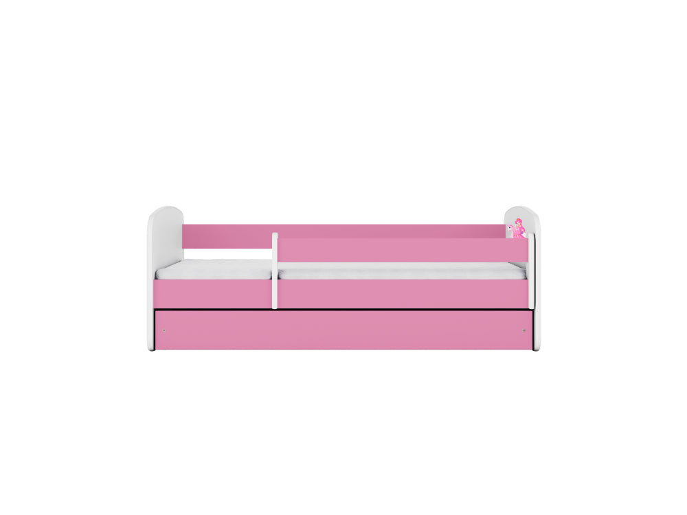Cama 160 x 80 cm Kocot Kids com colchão BabyDreams Princess on Horse Pink