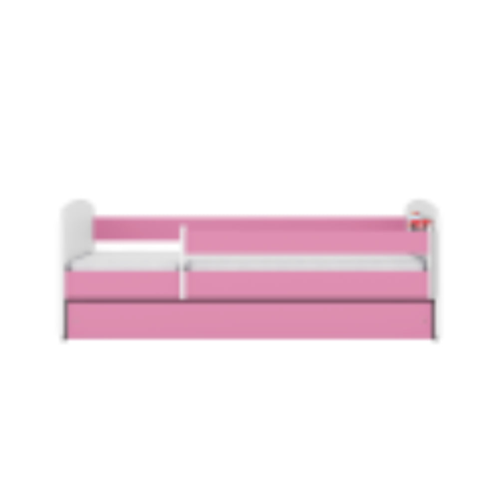 Cama 180 x 80 cm Kocot Kids com colchão BabyDreams Fire Brigade Pink