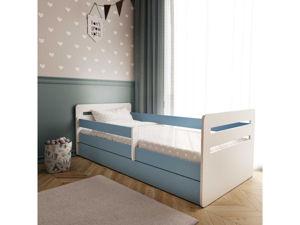Cama 140 x 80 cm Kocot Kids com gaveta Tomi Blue