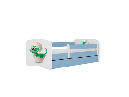 Cama 180 x 80 cm Kocot Kids com gaveta BabyDreams Baby Dino Blue