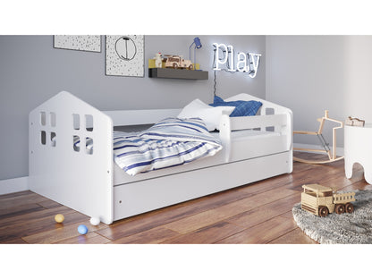 Cama 180 x 80 cm Kocot Kids com colchão Kacper White