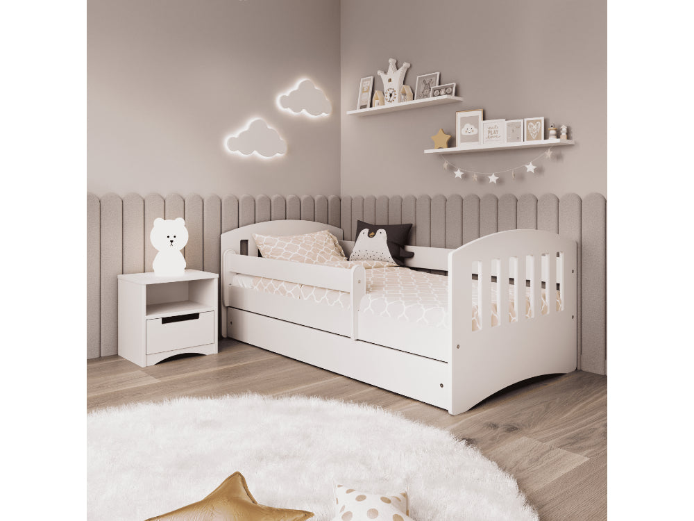 Cama 160 x 80 cm Kocot Kids com gaveta Classic 1 White