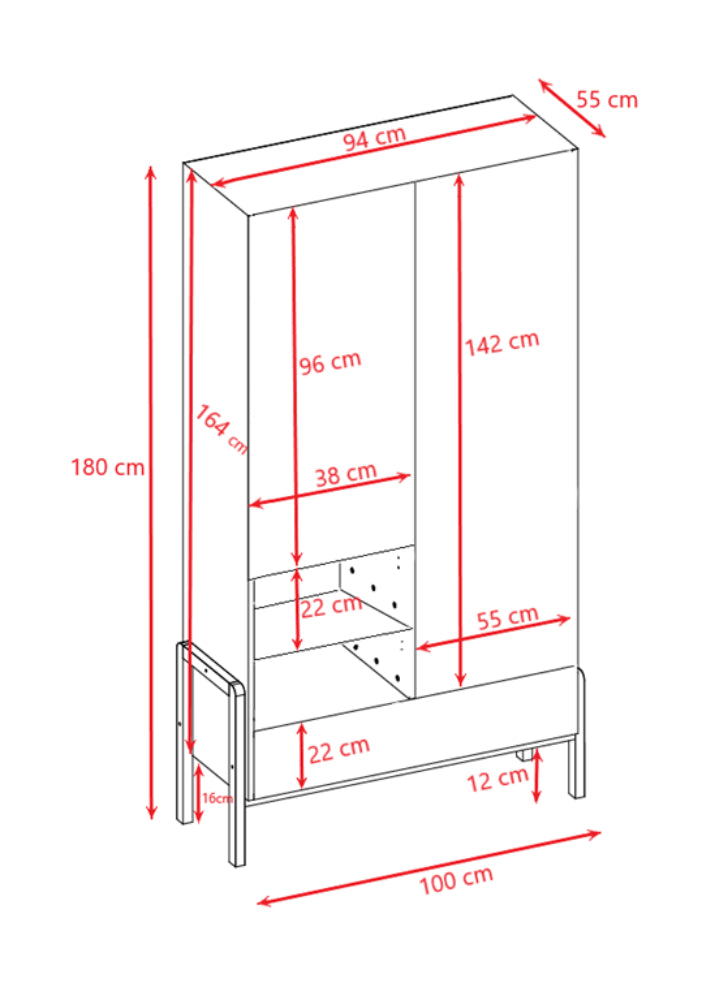 Roupeiro Kocot Kids Victor White