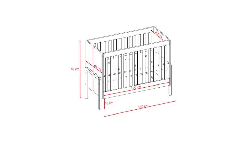 Cama 120 x 60 cm Kocot Kids Victor