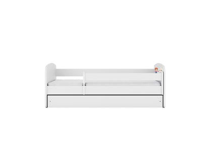 Cama 160 x 80 cm Kocot Kids com colchão BabyDreams Frozen Land White
