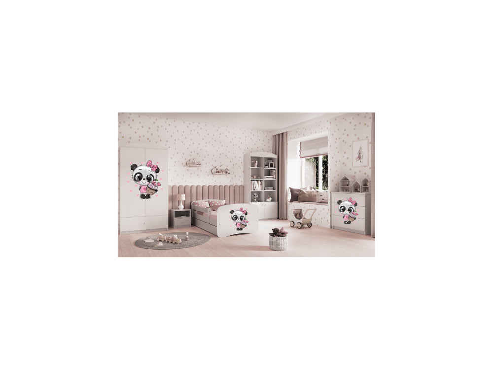 Cama 140 x 70 cm Kocot Kids BabyDreams Panda White