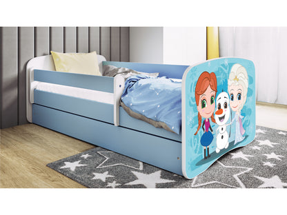 Cama 160 x 80 cm Kocot Kids BabyDreams Frozen Land Blue
