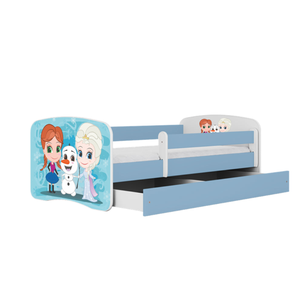 Cama 140 x 70 cm Kocot Kids BabyDreams Frozen Land Blue