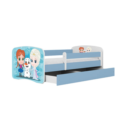 Cama 140 x 70 cm Kocot Kids BabyDreams Frozen Land Blue