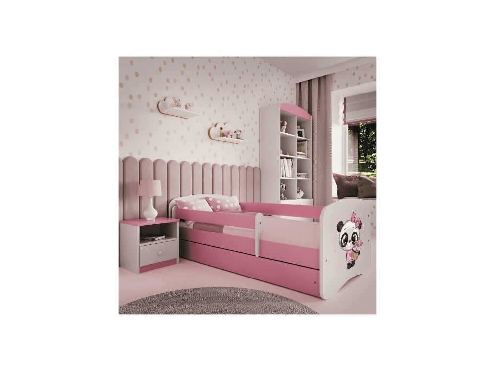 Cama 180 x 80 cm Kocot Kids BabyDreams Panda Pink