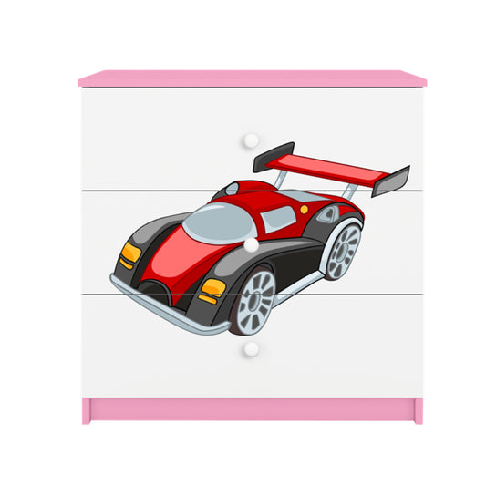 Cómoda Kocot Kids BabyDreams Racing Car Pink