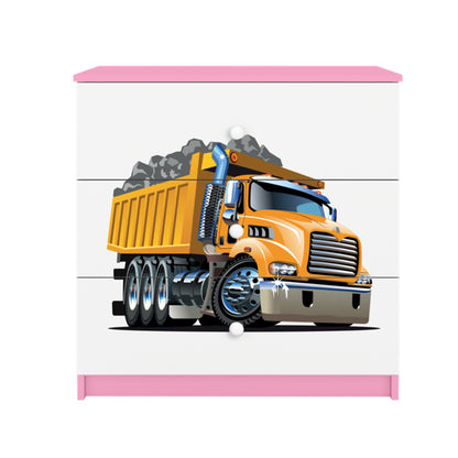Cómoda Kocot Kids BabyDreams Truck Pink