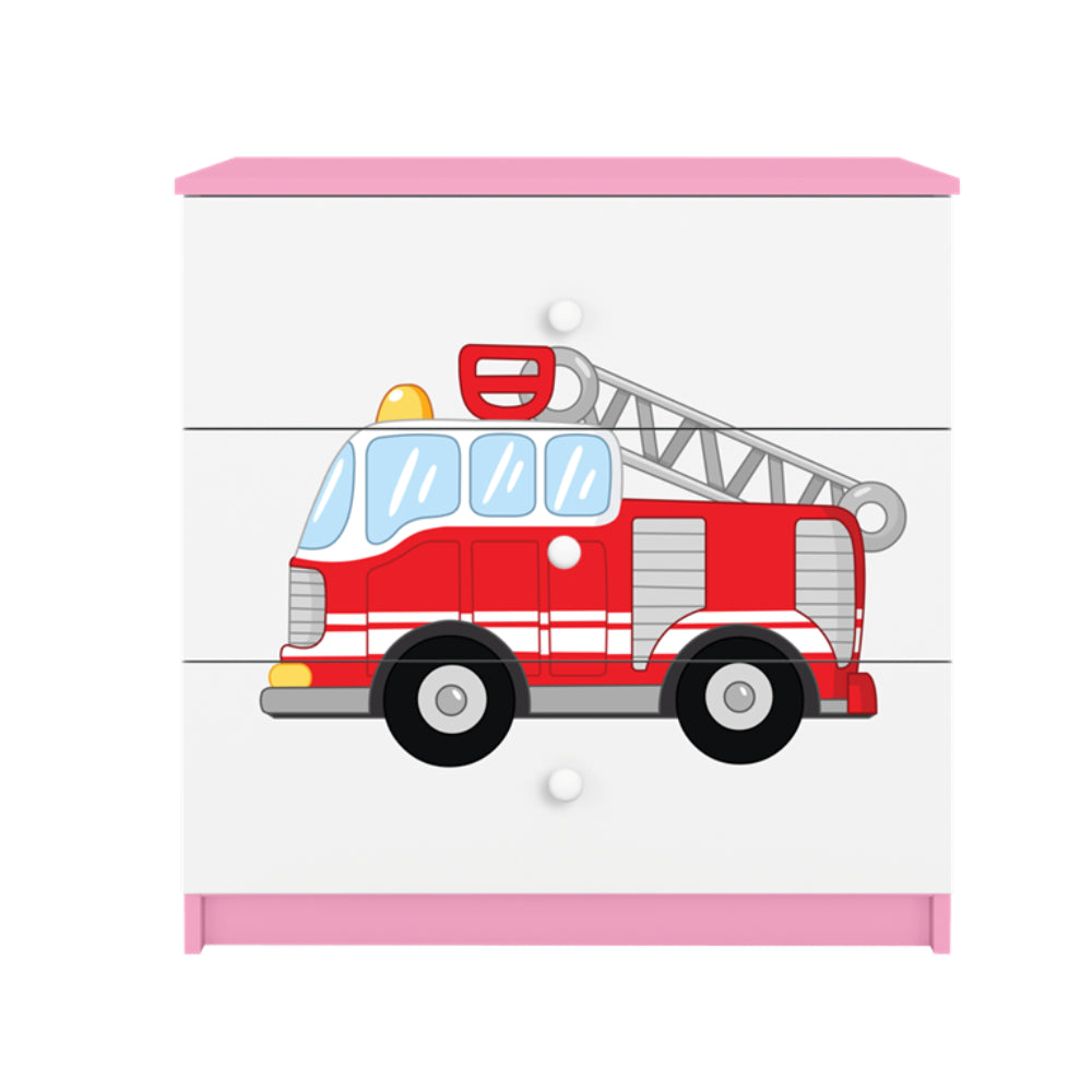 Cómoda Kocot Kids BabyDreams Fire Brigade Pink