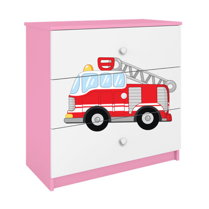 Cómoda Kocot Kids BabyDreams Fire Brigade Pink