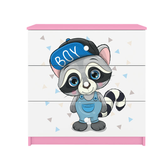 Cómoda Kocot Kids BabyDreams Raccoon Pink
