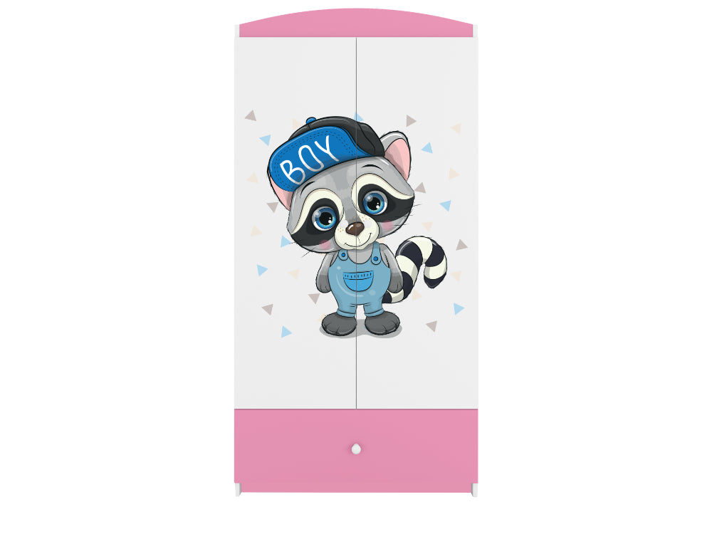 Roupeiro Kocot Kids BabyDreams Raccoon Pink
