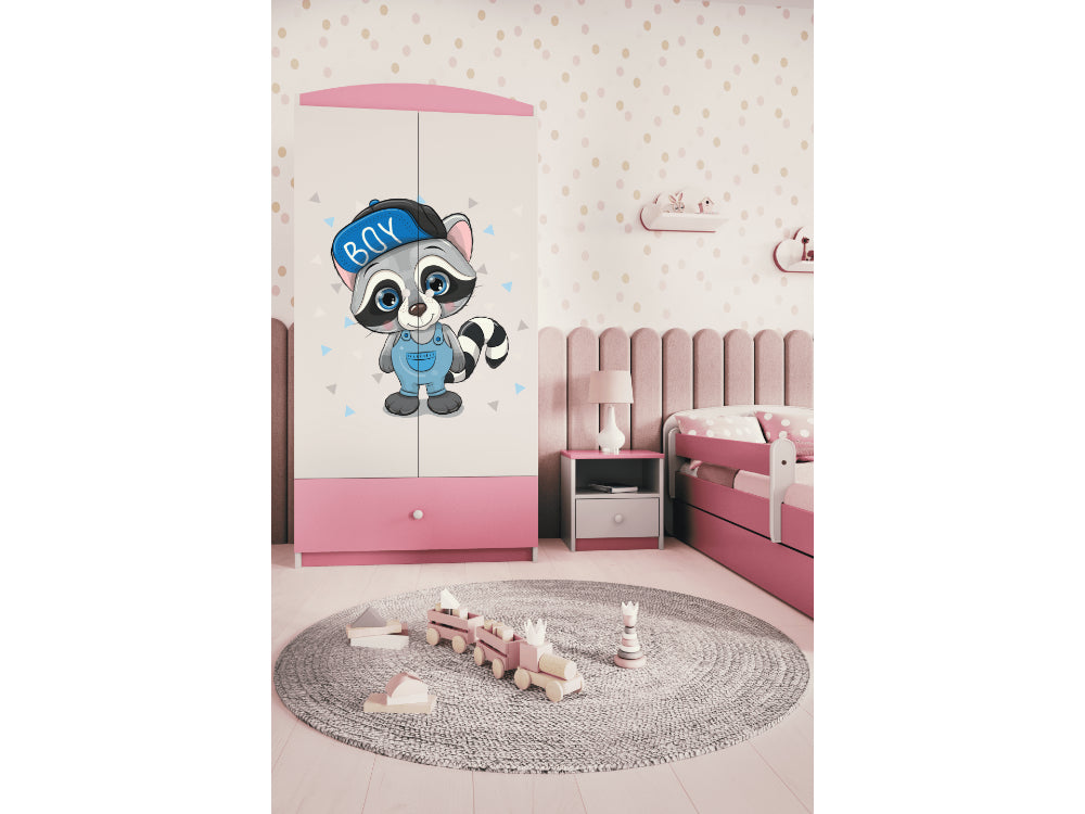 Roupeiro Kocot Kids BabyDreams Raccoon Pink