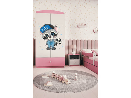 Roupeiro Kocot Kids BabyDreams Raccoon Pink