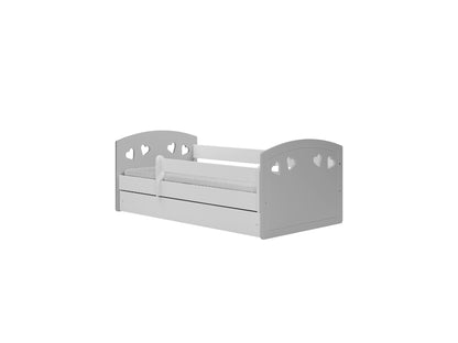 Cama 140 x 80 cm Kocot Kids com colchão Julia Mix Grey