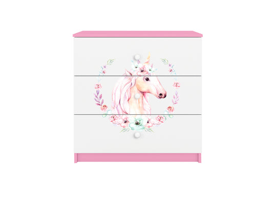Cómoda Kocot Kids BabyDreams Horse Pink