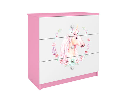 Cómoda Kocot Kids BabyDreams Horse Pink