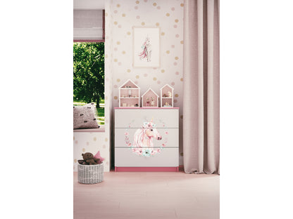 Cómoda Kocot Kids BabyDreams Horse Pink