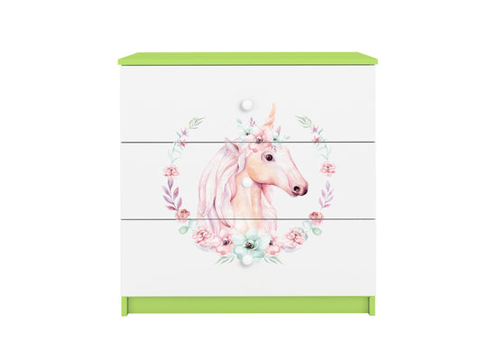 Cómoda Kocot Kids BabyDreams Horse Green