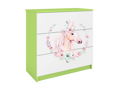 Cómoda Kocot Kids BabyDreams Horse Green
